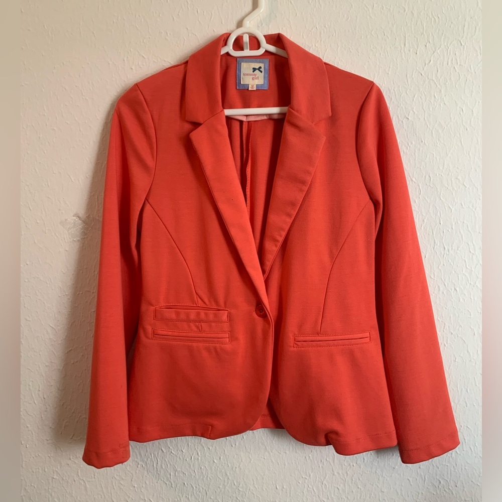 Tommy Girl - Bright Coral Blazer - Medium